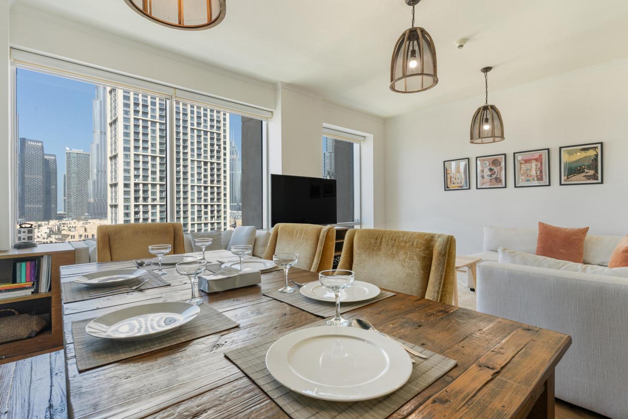 Chic 2Br Apartment, Prime Location Near Dubai Mall - Allsopp&Allsopp Екстериор снимка